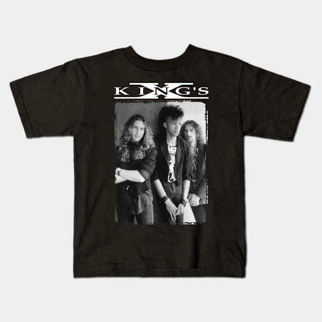 KINGS X BAND Kids T-Shirt by Kurasaki